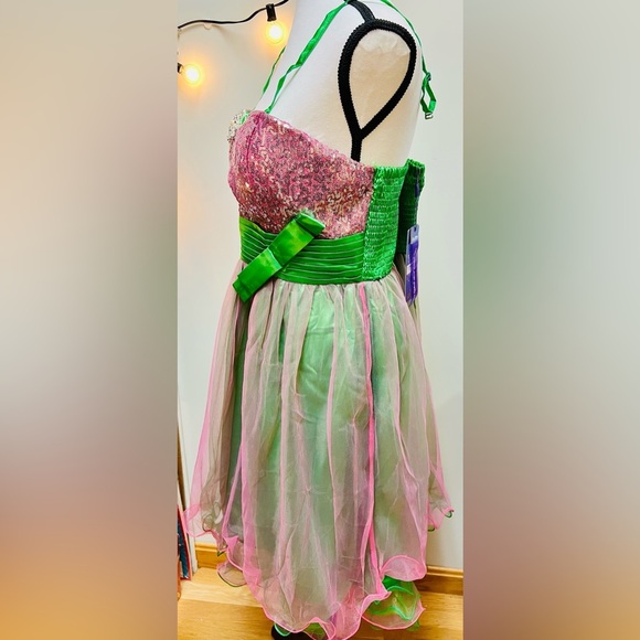 Ever Pretty Purple & Green Sequin Top Dress with Green Sash -Comes with Sash Pin - Picture 13 of 16